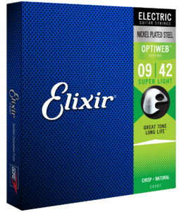 Elixir Electric Nickel Plated Steel Strings with OPTIWEB™ Coating
